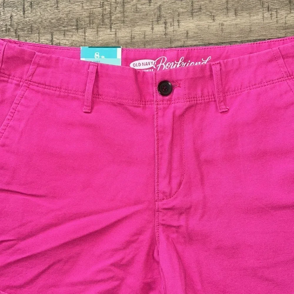 Lipstick 💄 👄 🌈 Pink 💯 Cotton ‘Boyfriend’ Shorts 🩳 4 Pockets 💴💄🔑 🪪